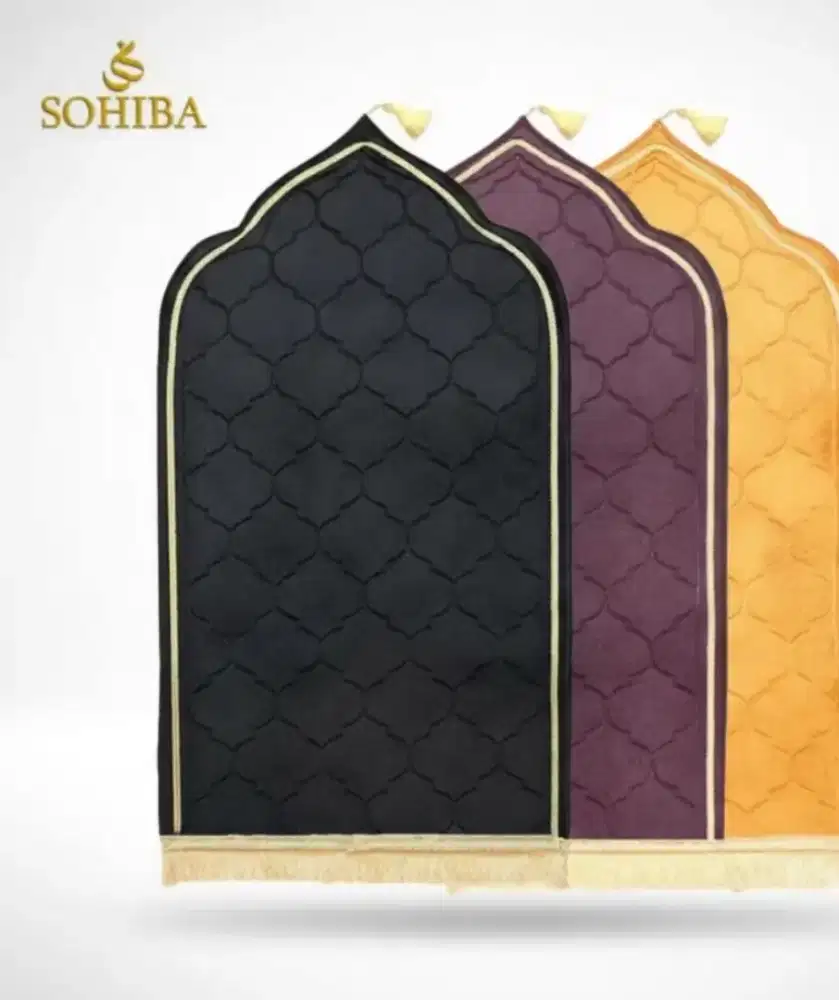 Aku Jual Sajadah Kubah Premium Foam (Busa) & List Gold