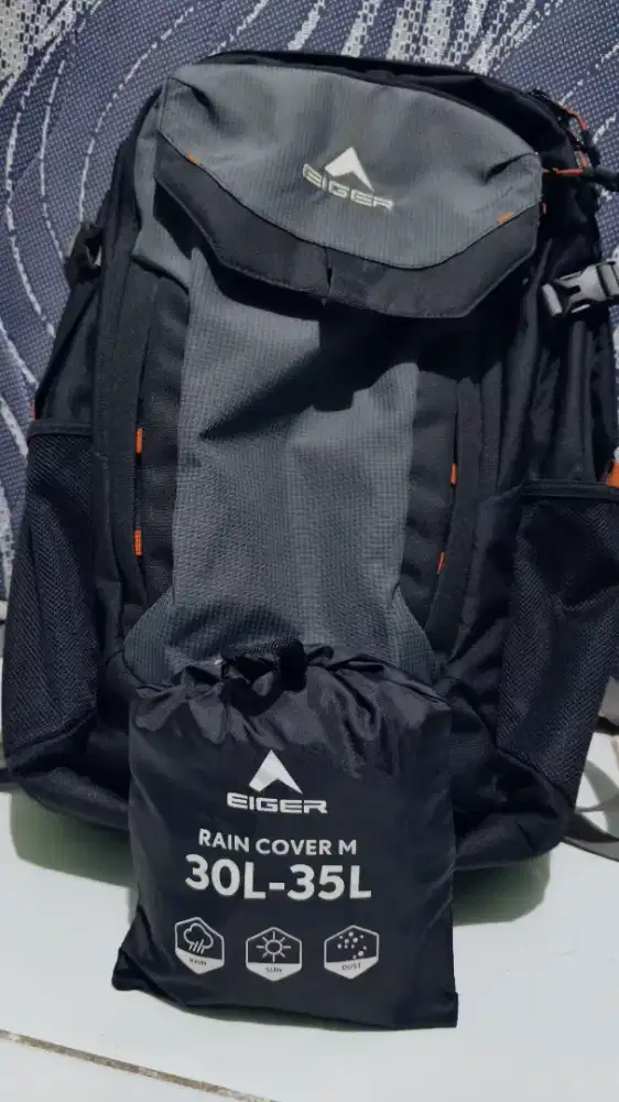 EIGER MERIDIAN 30 LAPTOP BACKPACK + Rain Cover