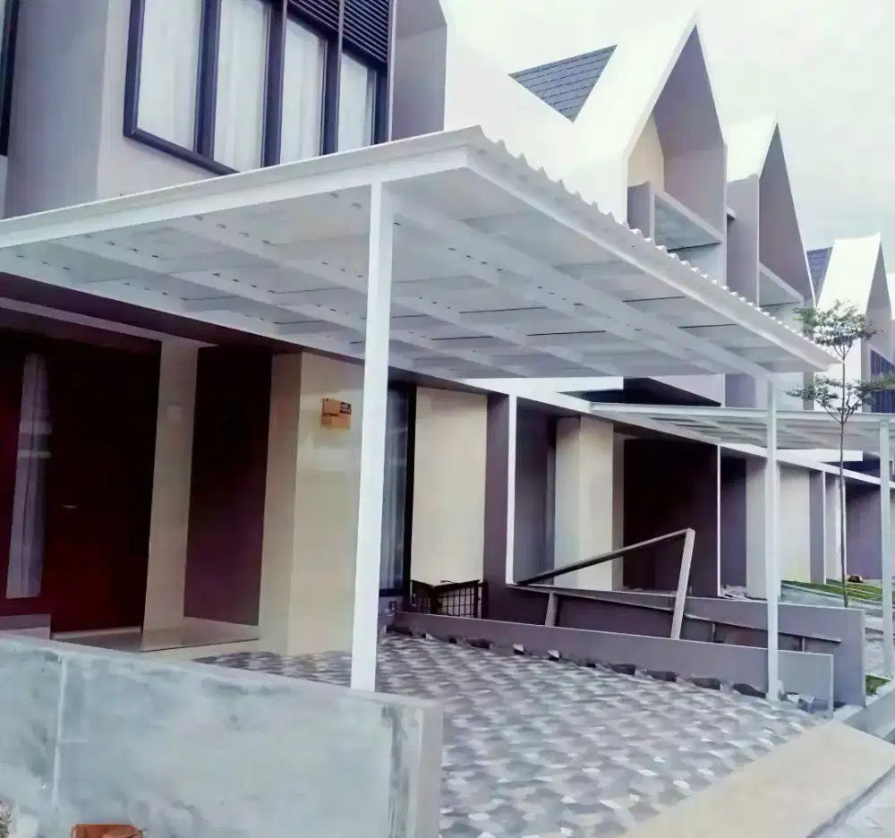 Pasang kanopi baja ringan