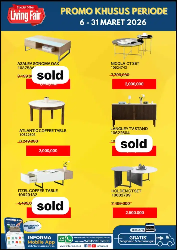 Coffe tablet diskon 70%