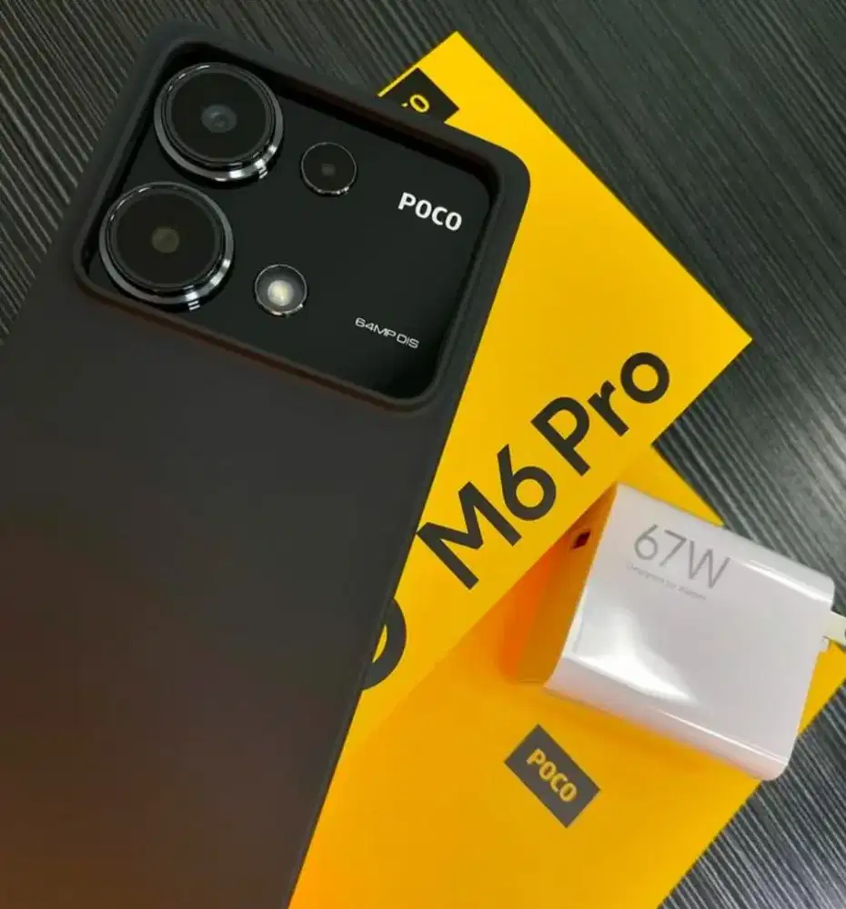 Poco M6 Pro 8/256GB – Kondisi Mulus Like New, Lengkap Box & Charger