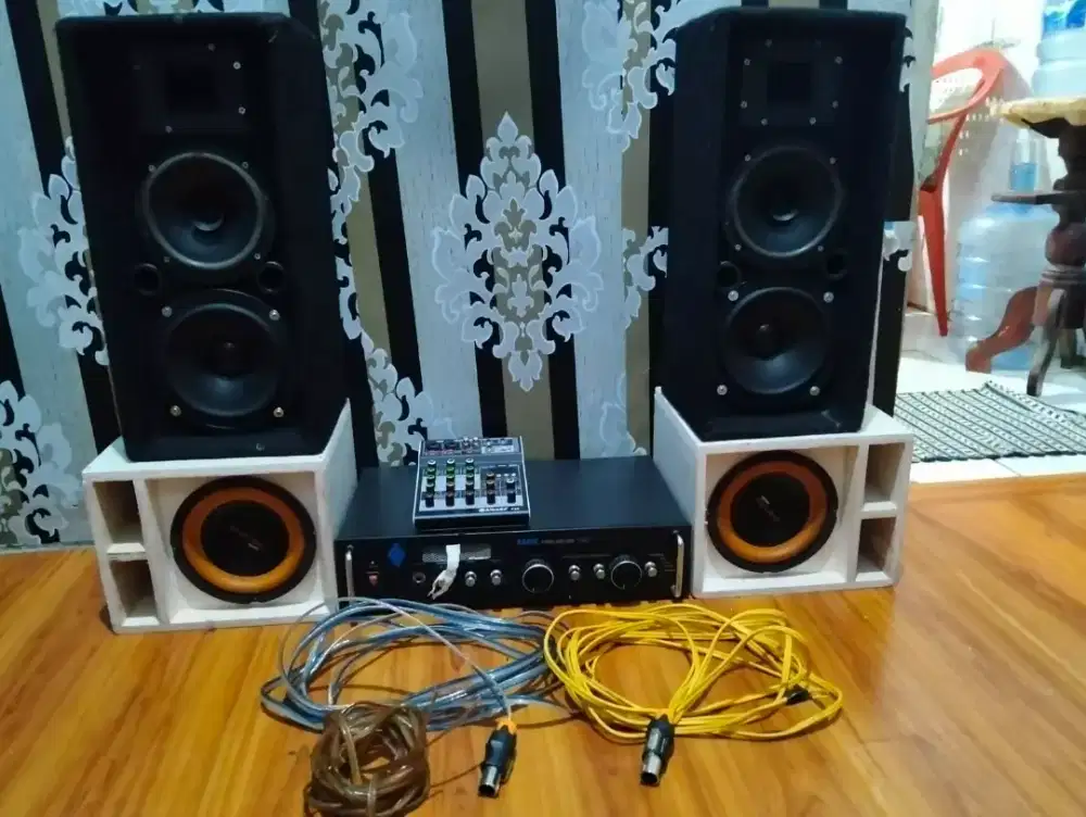 Power ampli + mixer 4 channel