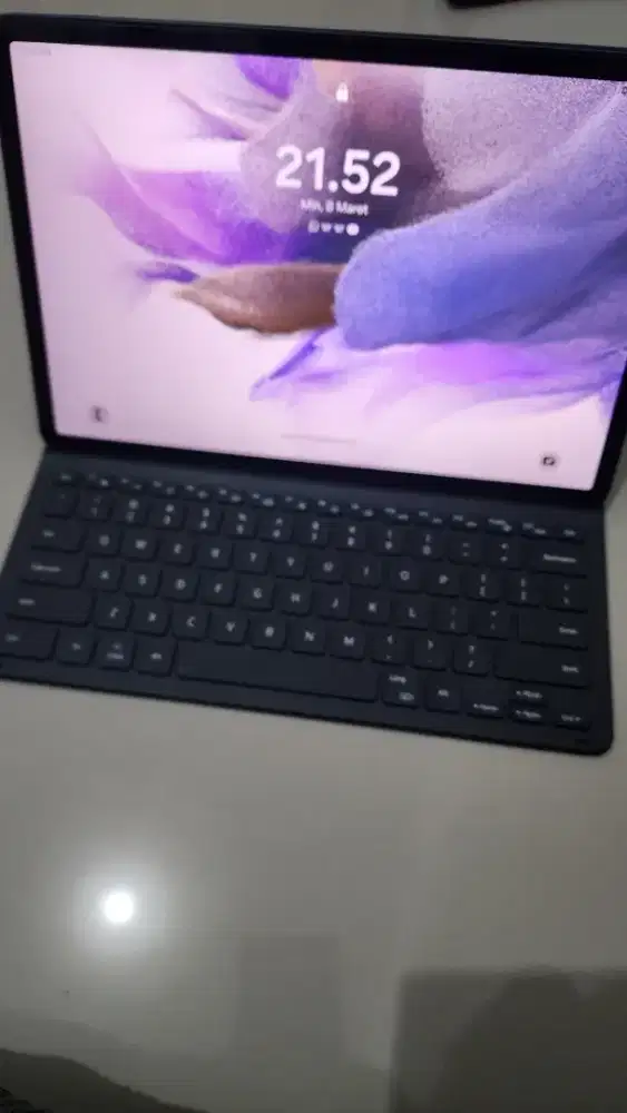 Samsung S7Fe + keyboard ori samsung
