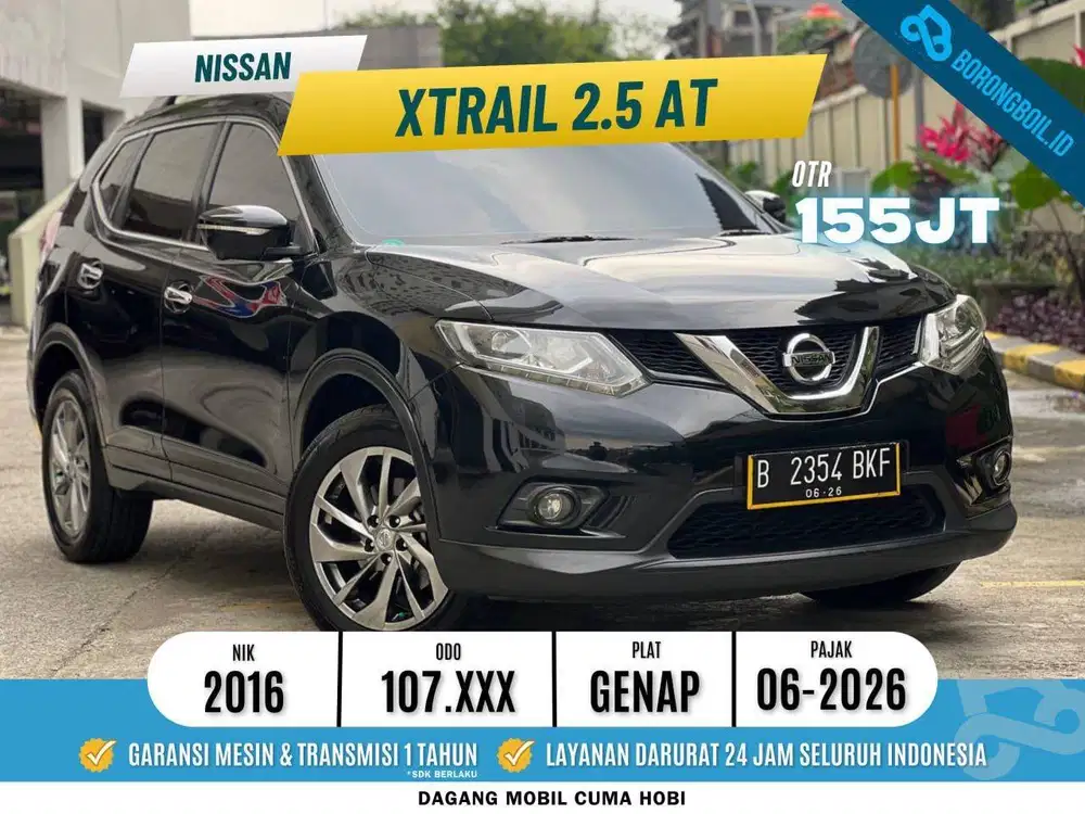 DP 7JT!NISSAN XTRAIL 2.5 AT 2016 SIAP PAKAI
