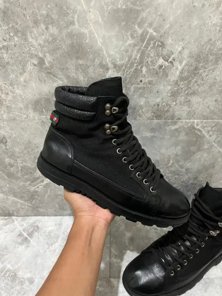 Sepatu GUCCI Boots Original formal Casual no bally lv prada vuitton