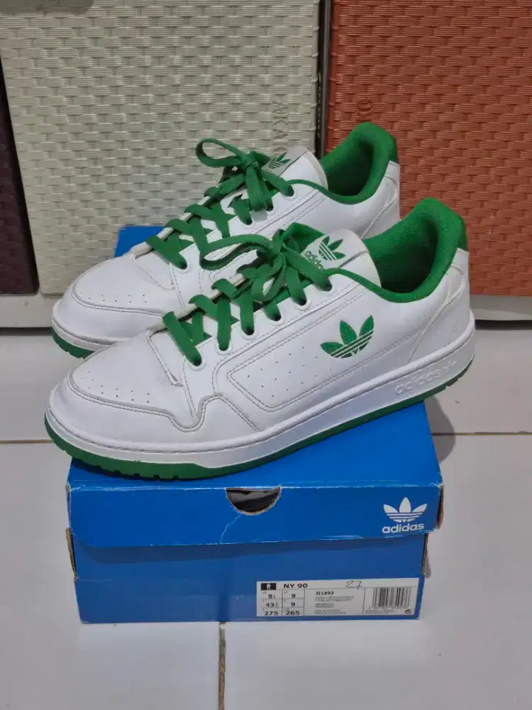 Adidas NY 90 White Green 100% Original