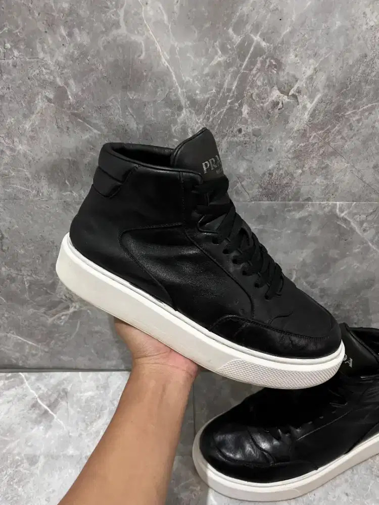 Sepatu PRADA Original sneakers boot preloved gucci louis vuitton bally