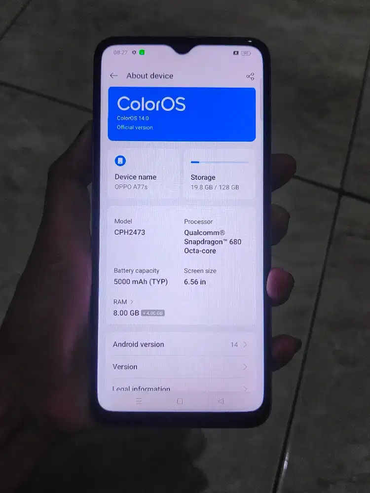 Oppo A77S 8/128