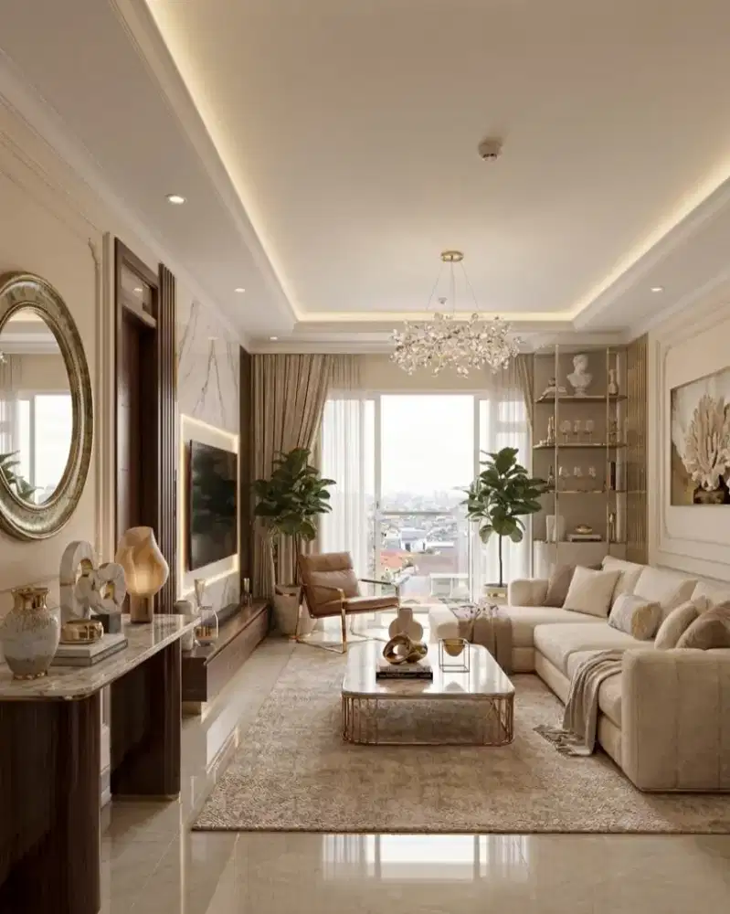 Sofa meja kitchen lemari apartemen