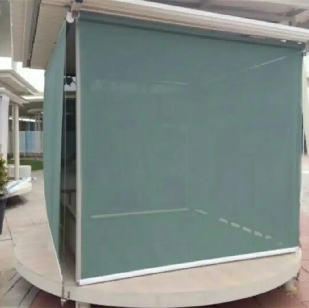 Roller blind outdoor dan gorden kantor