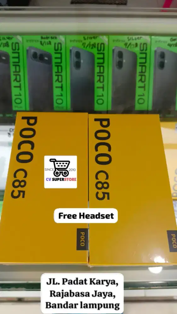 Poco c85 segel bnib ori no repack garansi resmi Cek sampai subuh