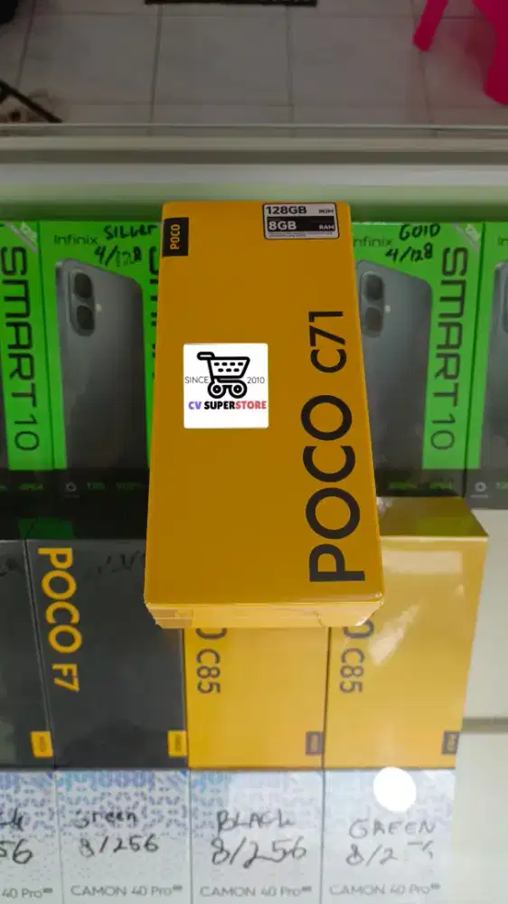 Poco C71 8/128 segel bnib ori no repack garansi resmi Cek sampai subuh