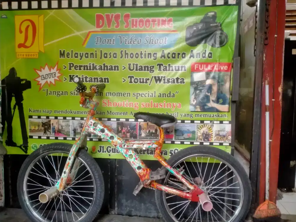 Jual BMX GOWES + FREESTYLE   MODIF   APA  ADANYA  Siap  Pakai