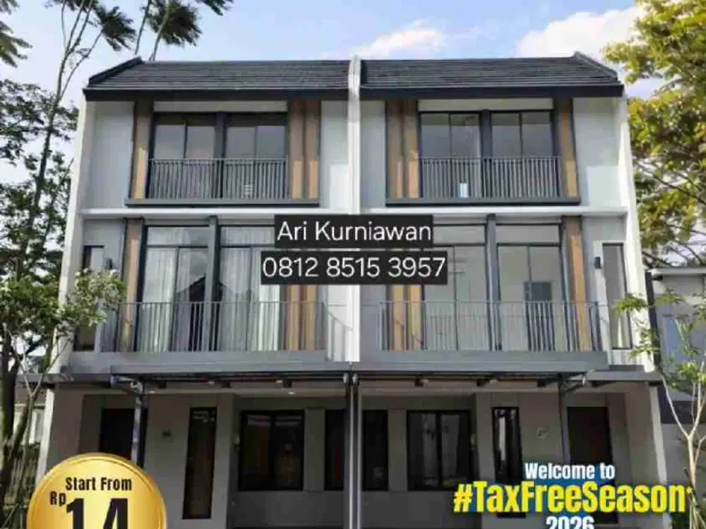 ANZA HOMES persembahan Paramount land gading serpong rumah L6 L7 1,4man 3Lantai