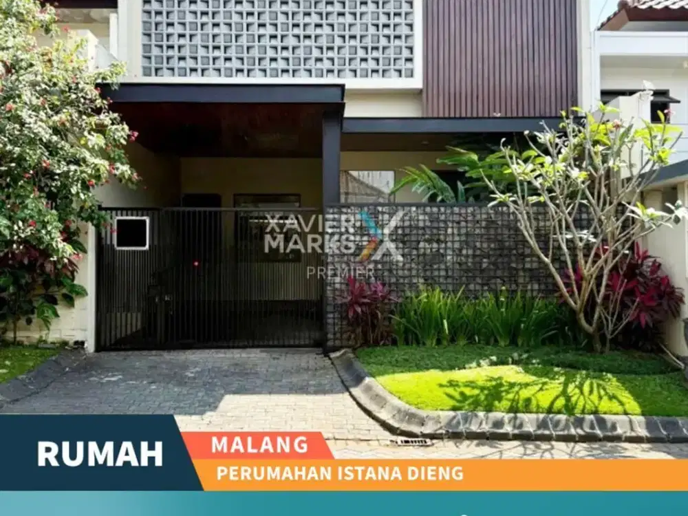 Rumah Design Modern Di Perumahan Istana Dieng Kota Malang(OLX767)