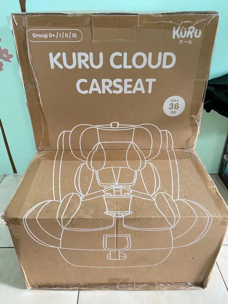 KURU carseat bangku dudukan bayi di mobil 360 derajat max bb 36 kg
