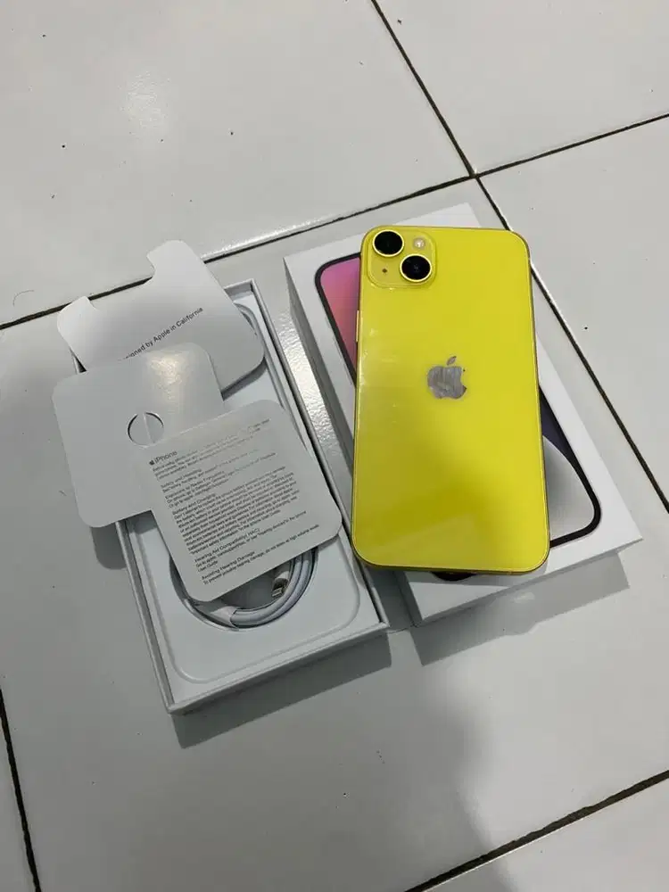 Iphone 14 plus 128 kuning