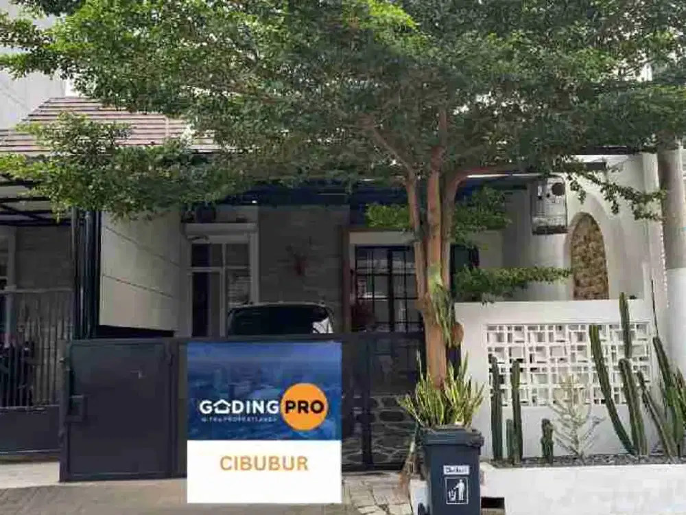 Di jual rumah 2 lantai Aestetik rapih di Bukit Cimanggu Bogor