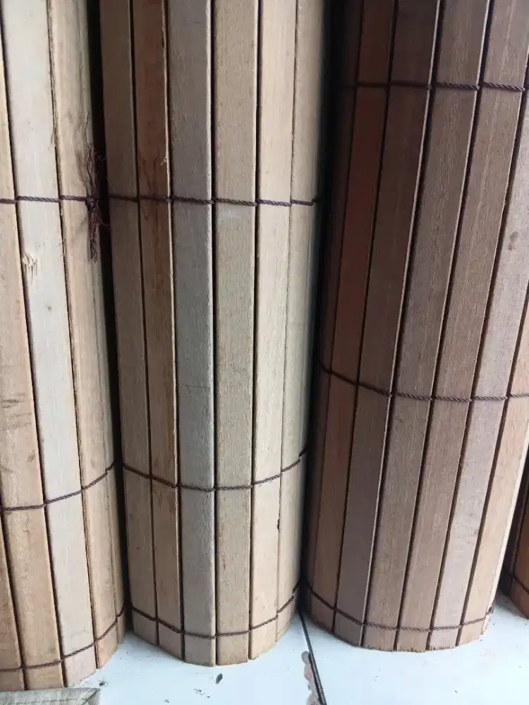 Jual  krey kayu bambu rotan alas lantsi