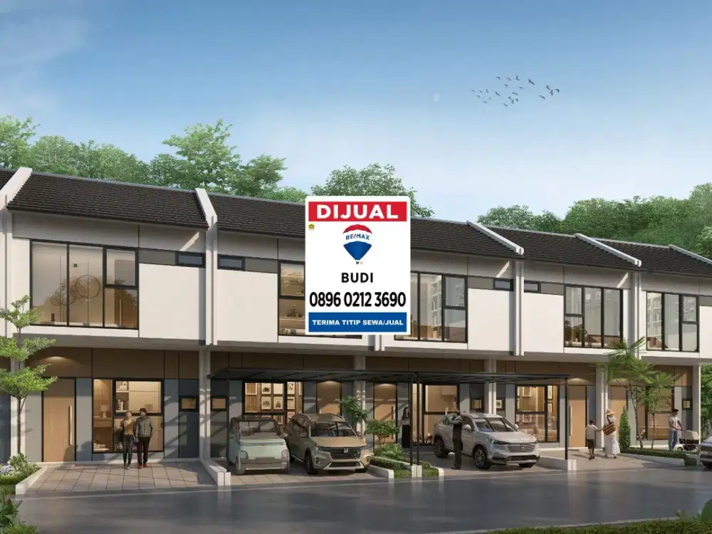 Dijual Rumah Baru Florence Village Jakarta Garden City Jgc Cakung Dekat Kelapa Gading Pulogadung 2Tk LT 5 X 10 3 KT