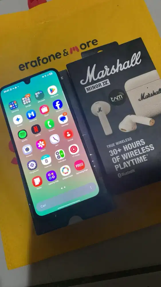Jual murah Samsung a26 5g dan tws marshall minor IV