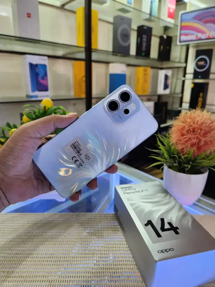 Oppo Reno 14F 5G Ram 12+12Gb/256Gb Fullset Ori 100% Like New Brgaransi