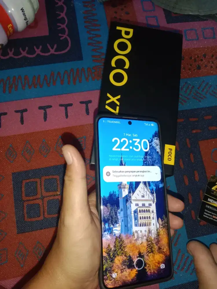 Jual hp poco X7 5g msh baru buka segel