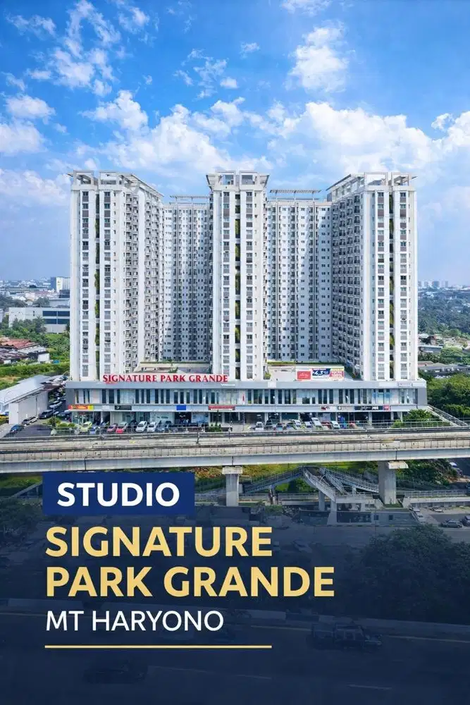 JUAL CEPET APARTEMENT STUDIO SIGNATURE PARK GRANDE , JAKARTA MURAH