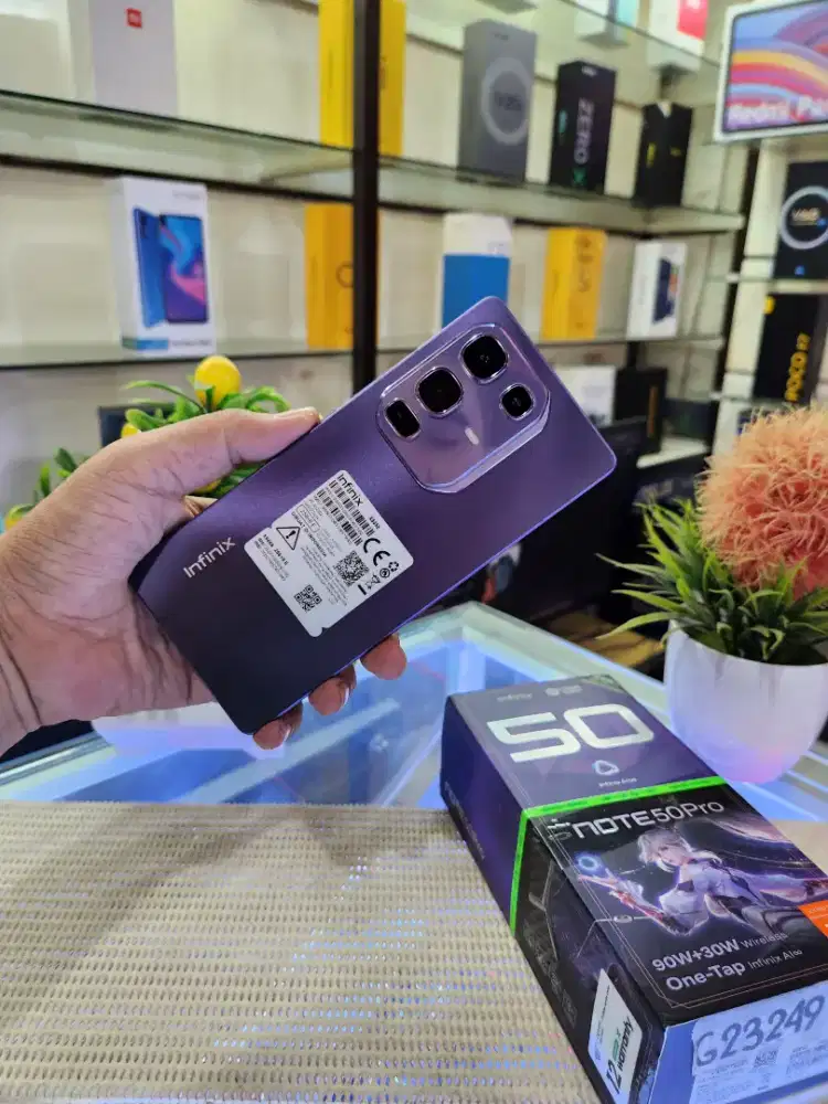 Infinix Note 50 Pro Ram 8+8Gb/ 256Gb Fullset Like New Bergaransi