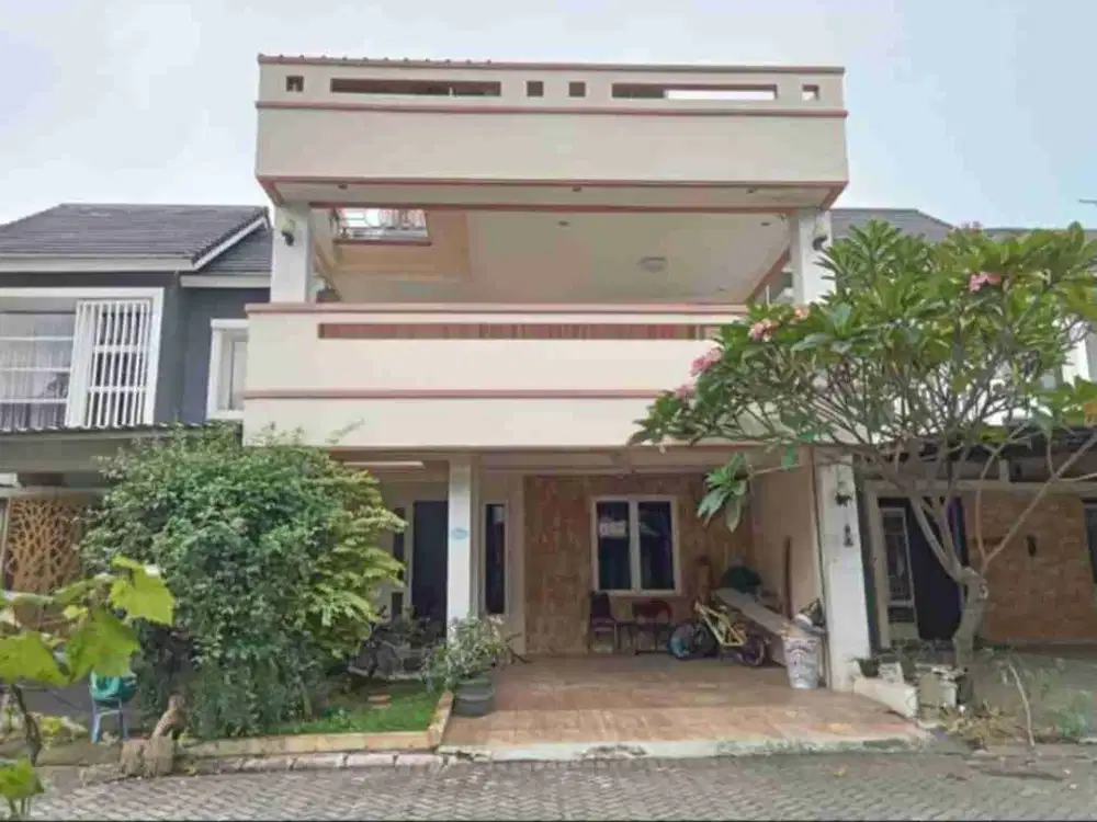 Dijual murah di bawah harga appraisal rumah mewah 3 lt full furnish di metland transyogi