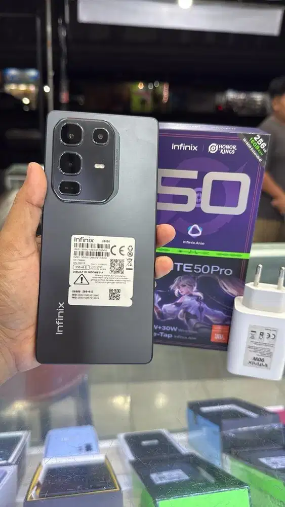 INFINIX NOTE 50 PRO RAM 16/256 FULLSET SUPER MULUS