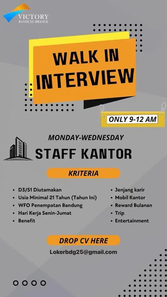 Lowongan kerja Bandung
