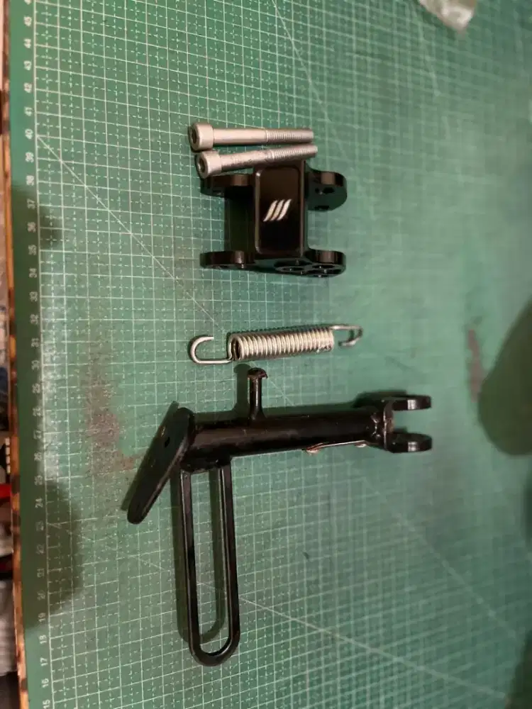 Standar samping low fitment (ceper) & lowering shock vespa matic