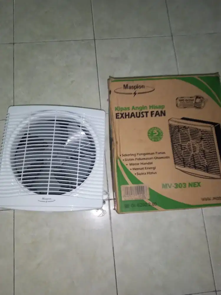 Exhaust dinding Maspion 12inc Baru Rp.175rb net