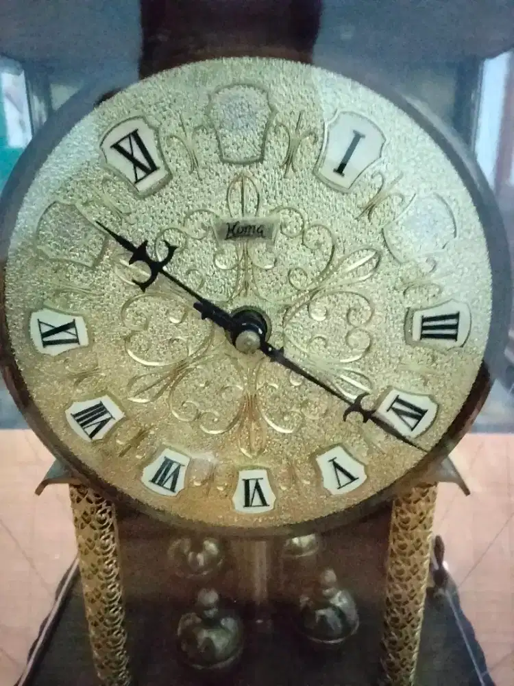 Jam antik koma table clock germany