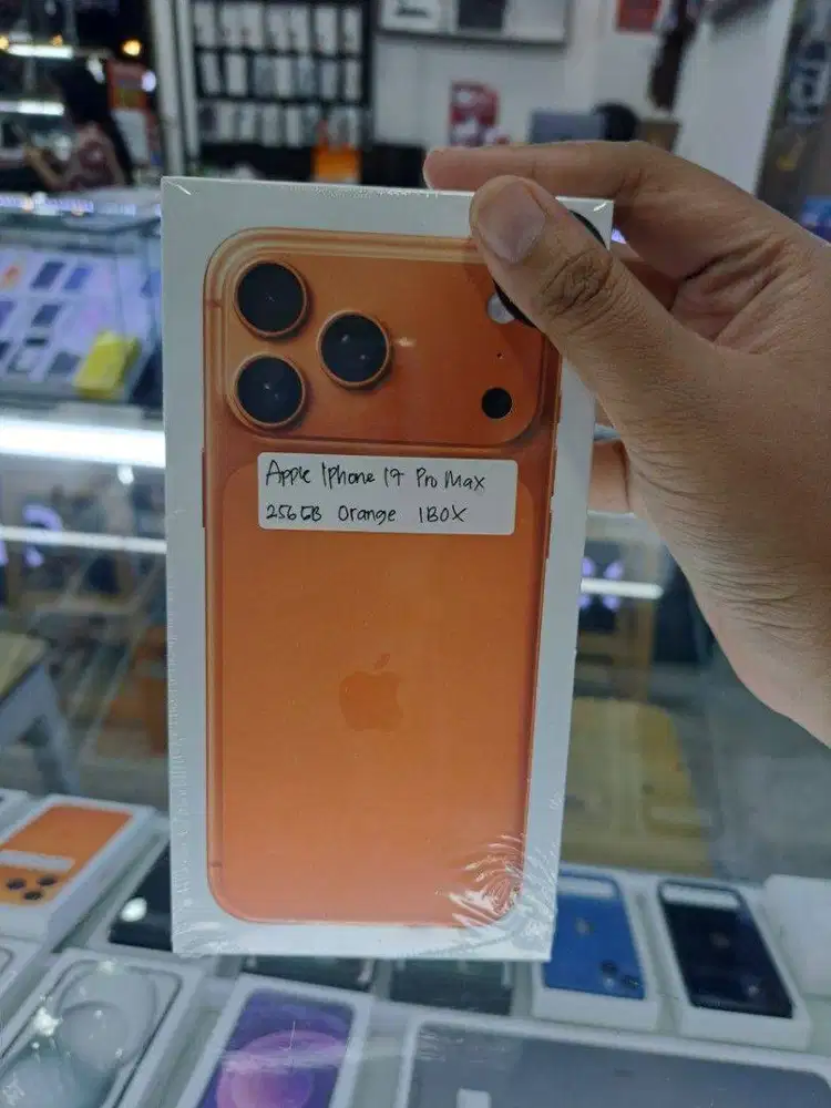 IPhone 17 Pro Max 256GB Cosmic Orange New BNIB Garansi Resmi IBox