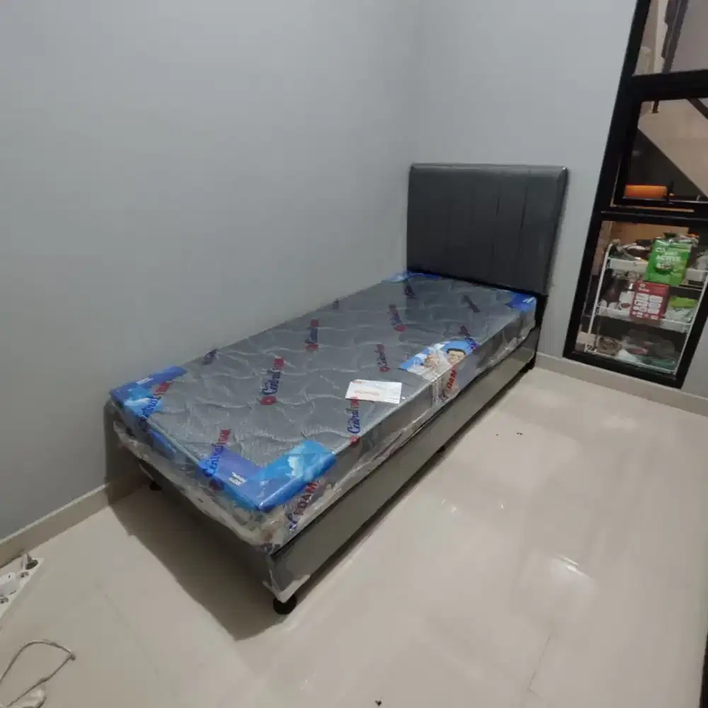 PAKET DIPAN + KASUR BUSA CENTRAL FOAM TEBEL 20 CM