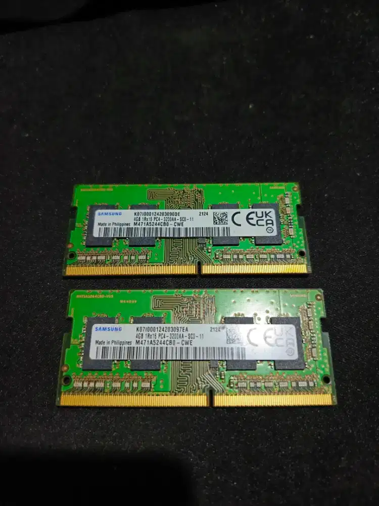 RAM DDR4 Sodimm 4 GB merk SAMSUNG, like new