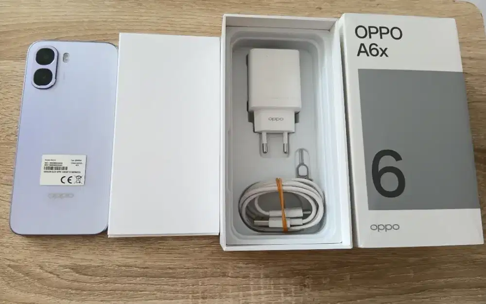 Oppo A6x 4/128gb Purple Baru Sebulan