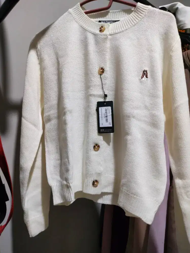 Hush Puppies Cardigan Wanita Keiza White