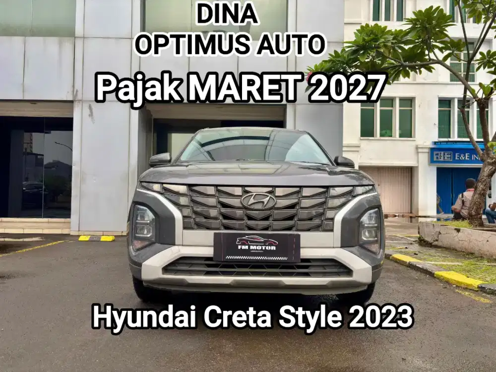 Hyundai Creta Style 2023 Automatic 1.5, Km 19ribuan, Pajak Panjang