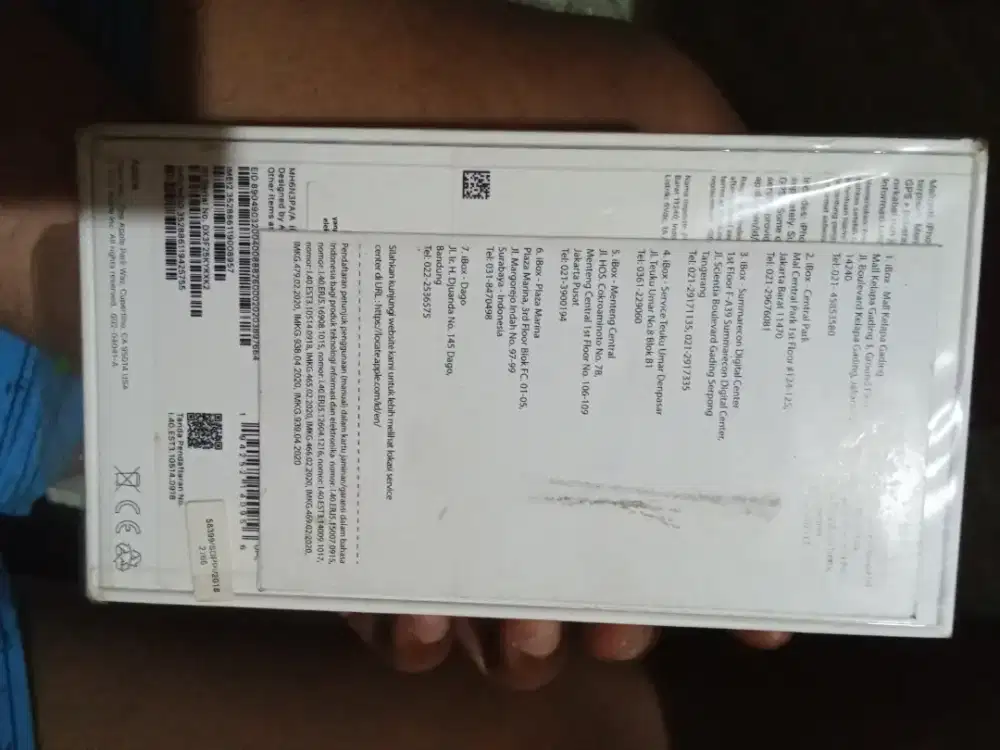 iPhone XR baru iBox 4/64 white masih segel