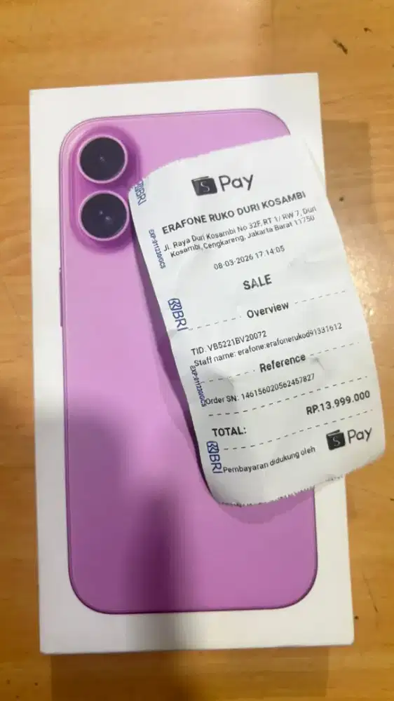 Iphone 16 pro garansi ibox segel