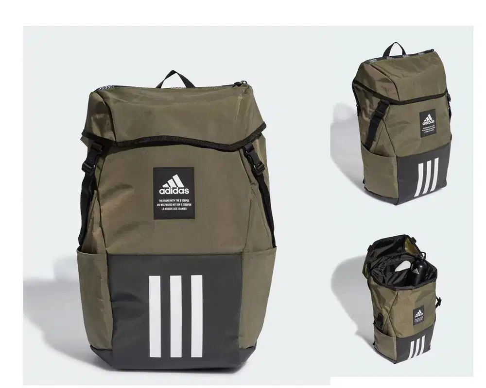 Tas Original Adidas Lifestyle 4ATHLTS Camper Backpack Unisex Green