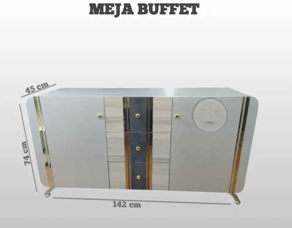 Lemari untuk pajangan TV dan pajangan