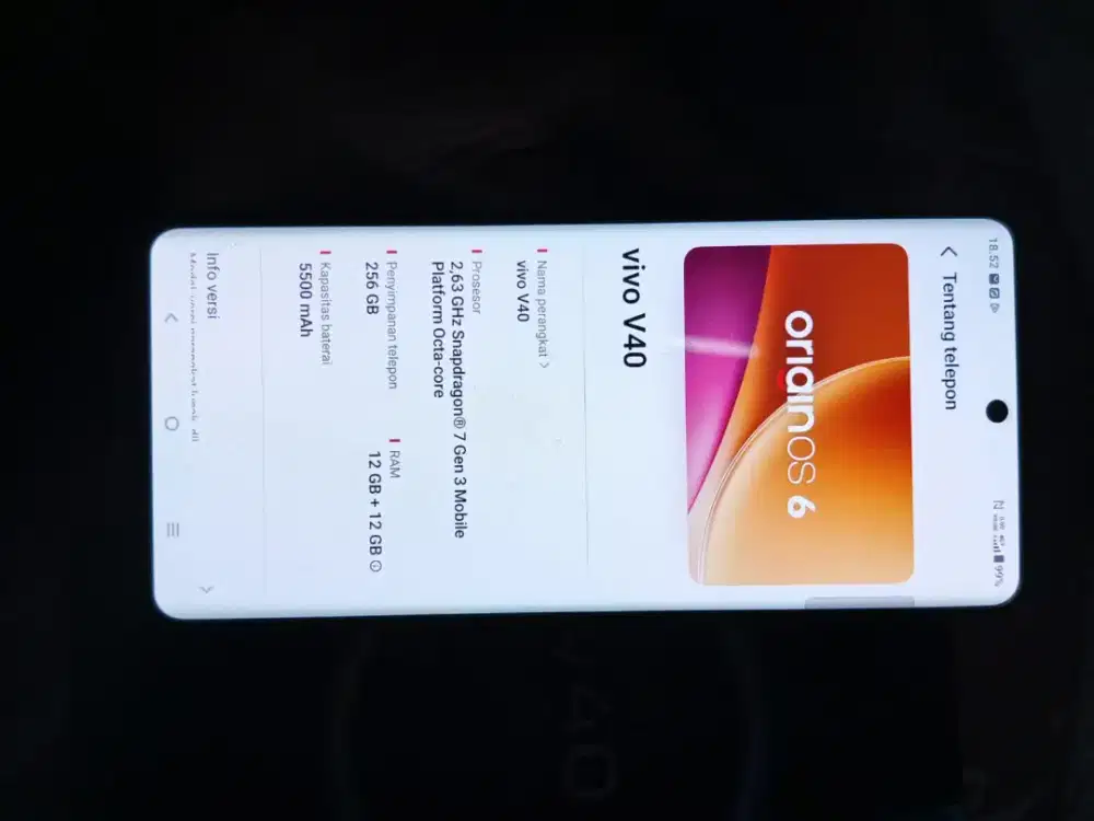 Vivo V40 5G 12+12/256 Like New