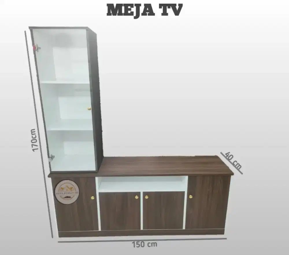 Lemari pajangan TV