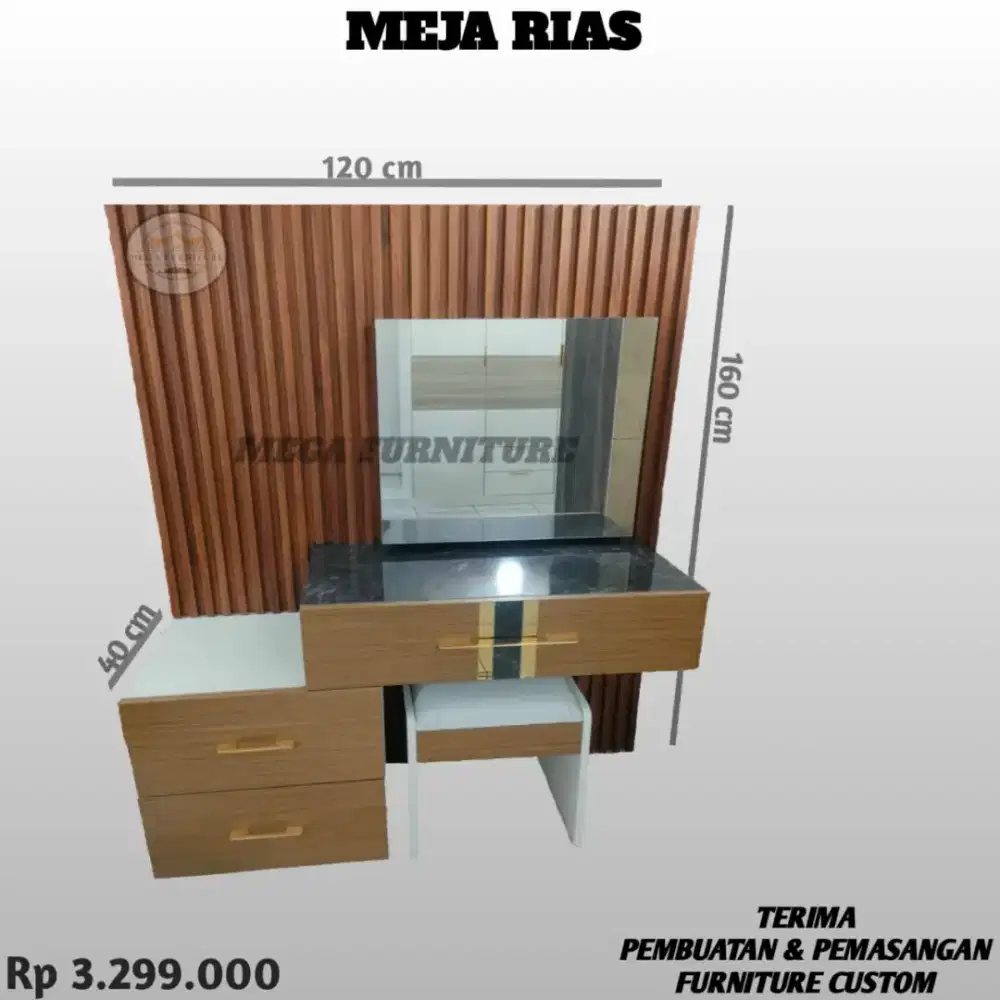 Meja rias set ,meja makeup