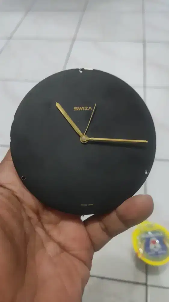 Jam MEJA SWIZA SWISS MIKRON VINTAGE MIKRON Gambling tidak ada kaca