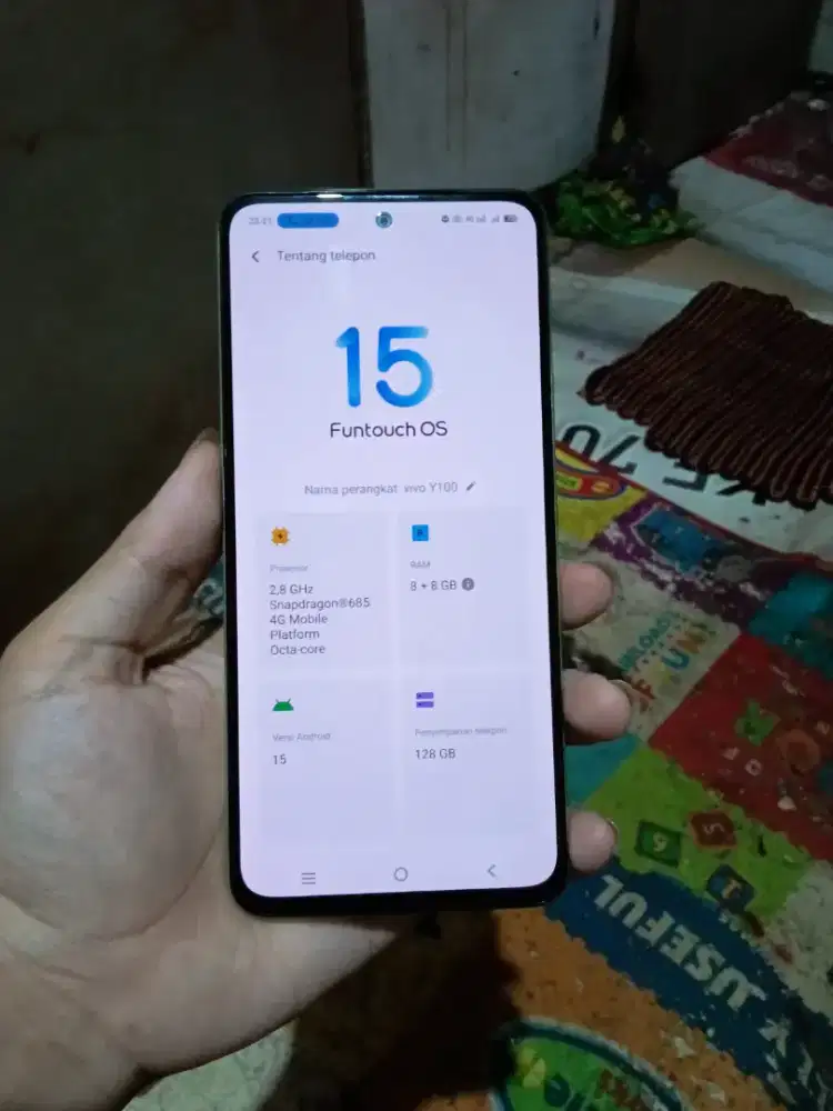 Vivo y100 4g 8+8/128